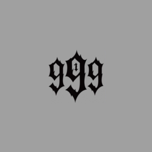 Sticker : 999 - noir