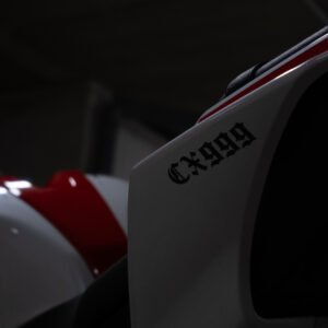 Sticker 7cm : CX999 Petit - noir (2x Pack)